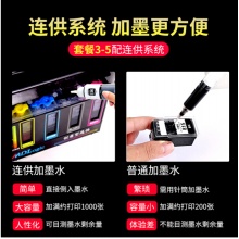 佳能（CANON） MG3680无线彩色家用照片打印机 自动双面复印扫描A4打印一体机 魅力红 套餐三（豪华连供循环加墨）