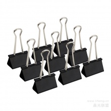 晨光Eplus黑色长尾夹50mm（桶装）ABS92732