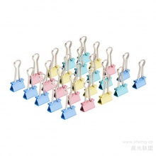 晨光Eplus彩色长尾夹19mm（桶装）ABS92742