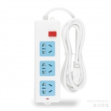 晨光标朗1.8米线总控单排3孔插座AEA98626